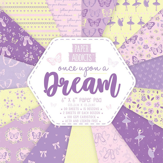 Scrapbooking Craft Papier Set 15x15 - Dovecraft - Once Upon a Dream