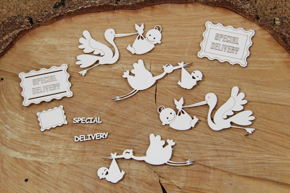 Chipboard - Storks Special Delivery! 
