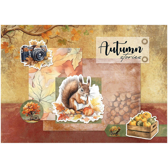 Set of papers with elements A5 - Studio Light - Autumn Vibes