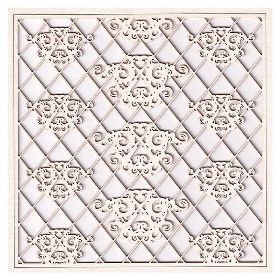 Chipboard - Fantasma - Mesh With Damask 