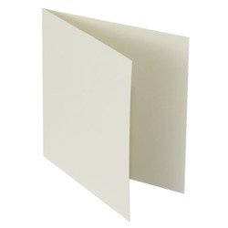  Cream base for cards 14x14cm (5.5x5.5")