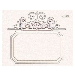 Chipboard Signboard rectangle big - Park Avenue