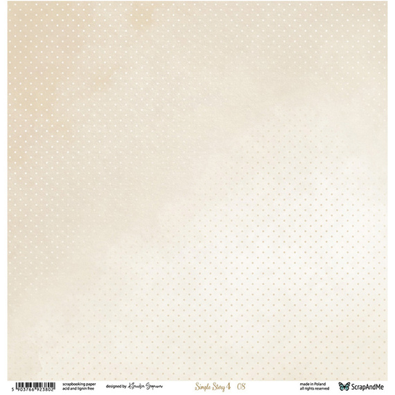 Scrapbooking paper 30x30 - ScrapAndMe - Simple Story 4 07/08
