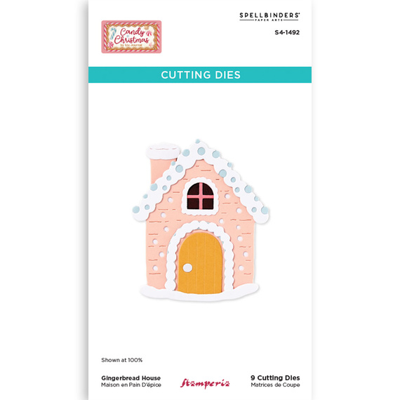 Cutting Die - Candy Christmas - Cottage - Stamperia 