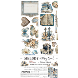 Time scrapbooking accessories set - Craft o'clock -Melody of My Soul - MIX