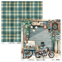 Scrapbooking paper 30x30 - Mintay - Man Cave 01
