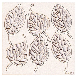 Chipboard - Indian Summer - Big leaves - Scrapiniec