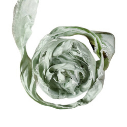 Vintage old fashion ribbon - dirty mint