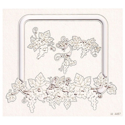 Chipboard - Grapevine - rectangle frame 01