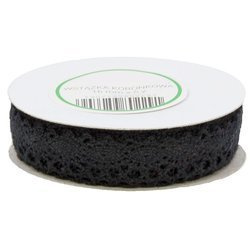 Cotton lace black 16mm x 4,55m