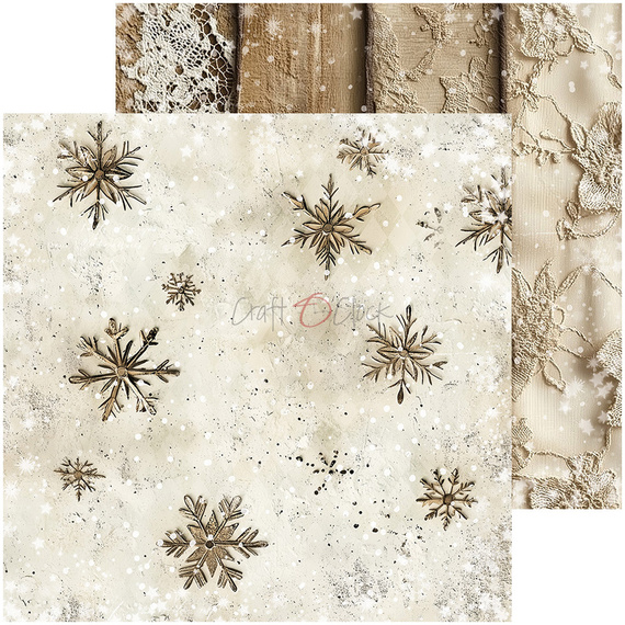 Set of scrapbooking papers 20x20 - Craft o'clock - Jolly Season - BASIC