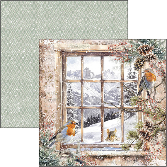 Set of scrapbooking papers 30x30cm - Paper Pad - Ciao Bella - Forest Tales