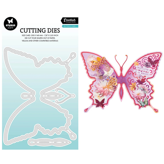 Cutting Die - StudioLight - Butterfly cardshape card base