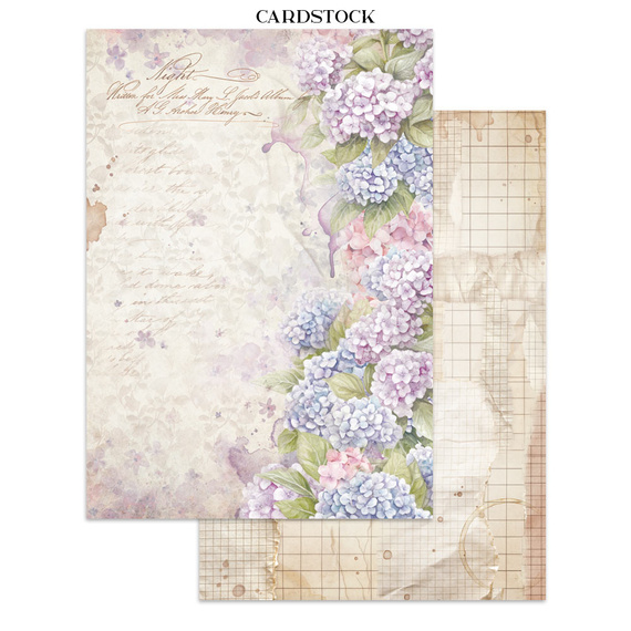 Junk Journal set of papers, stickers and elements - Quiet Days - Stamperia