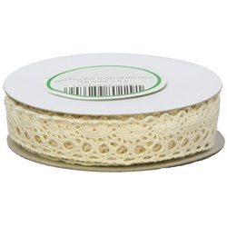 Cotton lace cream 16mm x 4,55m