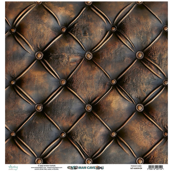 Scrapbooking paper 30x30 - Mintay - Man Cave 04