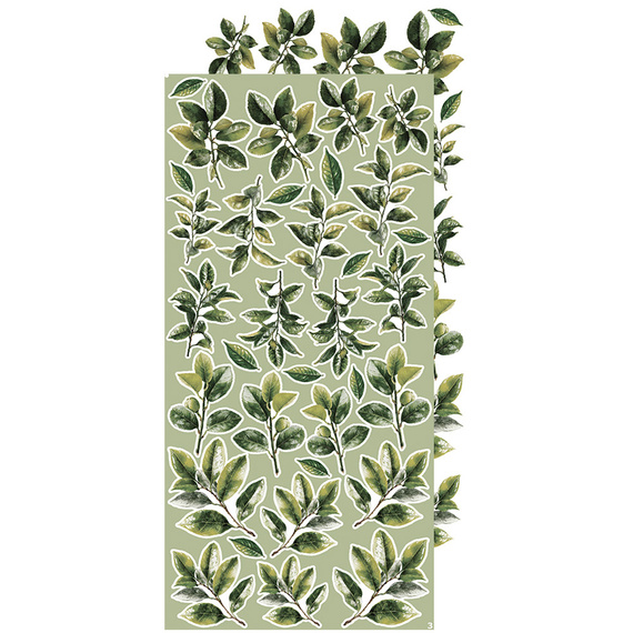 Time scrapbooking accessories set - Craft o'clock - Leaves #2