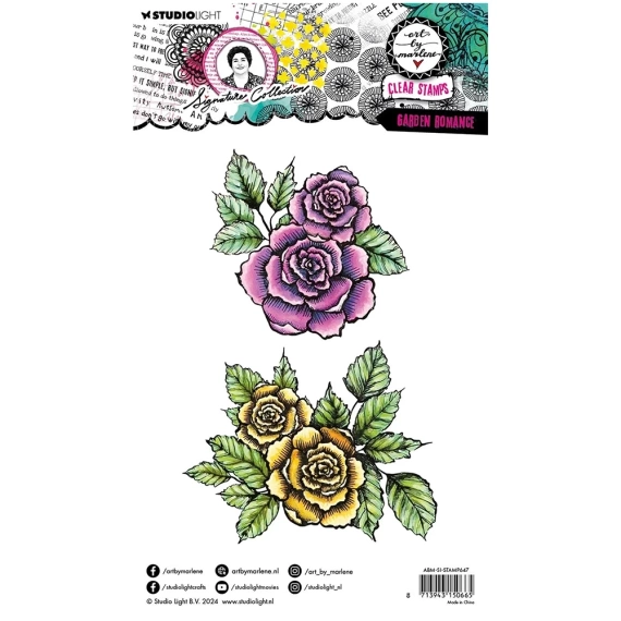 Transparent stamp - StudioLight - Garden romance